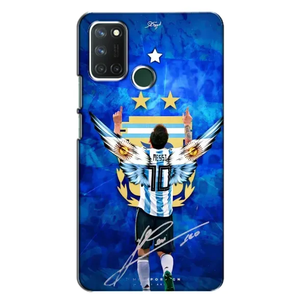 Чехол с рисунком «Месси Аргентина» для Realme 7i