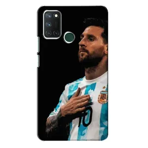 Чехлы Лео Месси Аргентина для Realme 7i (Месси Капитан)