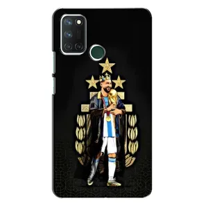 Чехлы Лео Месси Аргентина для Realme 7i (Месси король)