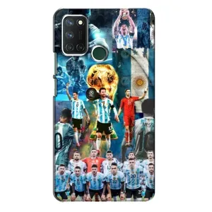 Чехлы Лео Месси Аргентина для Realme 7i (Месси в сборной)