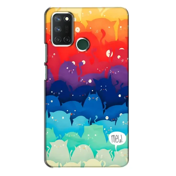Чехол с рисунком «Mew» для Realme 7i