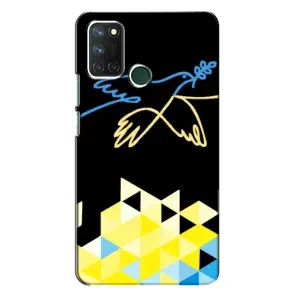 Чехол на Realme 7i Украинский дизайн (Мир для Украины)