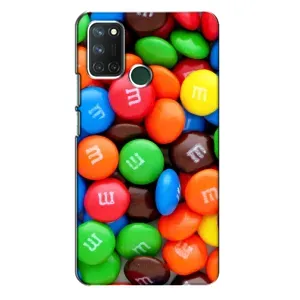 Чохол з зображенням смачної їжі для Realme 7i (Різнокольорові M&M'S)
