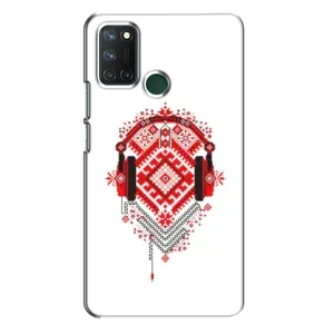 Силіконовый Чохол на Realme 7i з картинкой Вишиванки (Модна вишиванка)