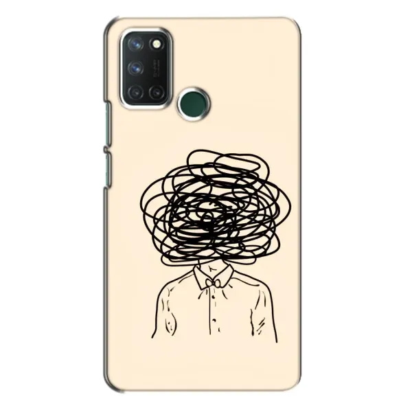 Чехол с рисунком «Мысли» для Realme 7i