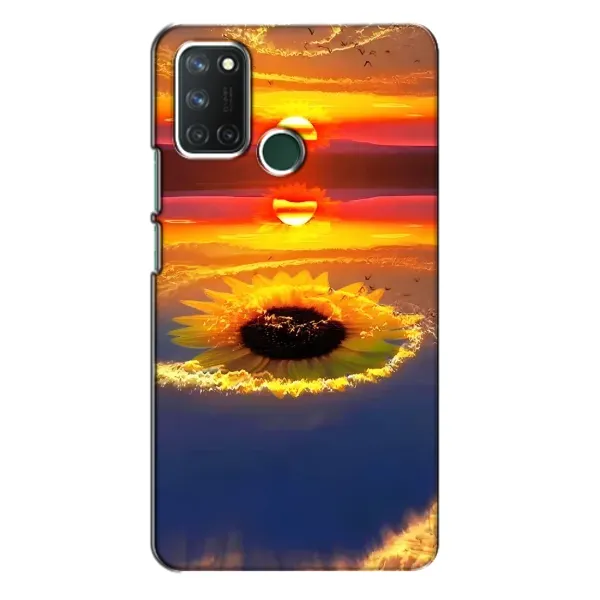 Чехол с рисунком «Небо подсолнух» для Realme 7i Чехол с рисунком «Небо подсолнух» для Realme 7i