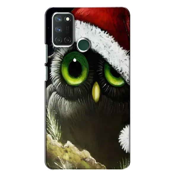 Чехол с рисунком «Новогодняя Сова» для Realme 7i Чехол с рисунком «Новогодняя Сова» для Realme 7i