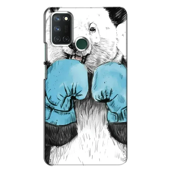 Чехол с рисунком «Панда боксер» для Realme 7i Чехол с рисунком «Панда боксер» для Realme 7i