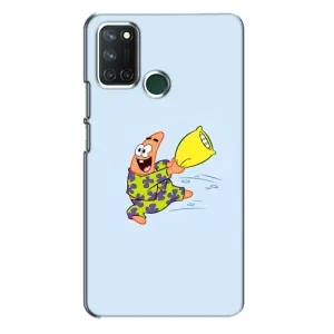 Чехлы с Патриком на Realme 7i (Патрик с подушкой)