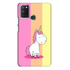 Чехол Unicorn на Realme 7i (Радужный Единорог)