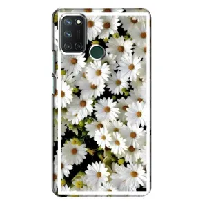 Чехол с ромашками на Realme 7i (Рамка в ромашках)