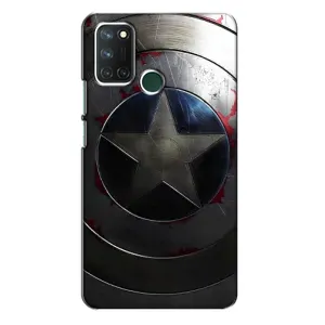 Чохол с Щітом Капітана Америки на Realme 7i (Ретро Щит Капітана)