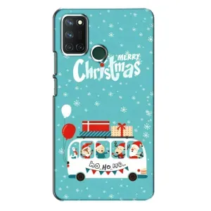 Силиконовый бампер на рождество для Realme 7i (Рождественское настроение)