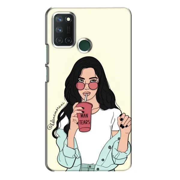 Чехол с рисунком «С напитком» для Realme 7i Чехол с рисунком «С напитком» для Realme 7i