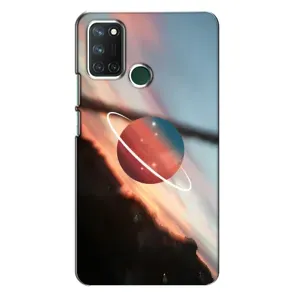 Чохол (ТПУ) з планетами на Realme 7i (Сатурн)