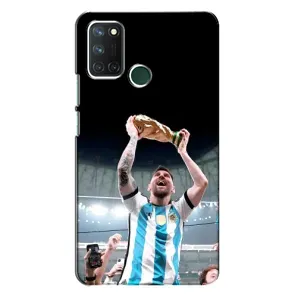 Чехлы Лео Месси Аргентина для Realme 7i (Счастливый Месси)