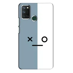 Чехол с рисунком «Серо-белый» для Realme 7i