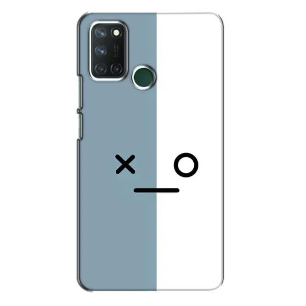 Чехол с рисунком «Серо-белый» для Realme 7i