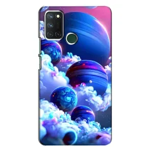 Чохли КОСМОС на Realme 7i (Сині планети)