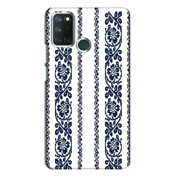 Чехол с рисунком «Синяя вышиванка» для Realme 7i Чехол с рисунком «Синяя вышиванка» для Realme 7i