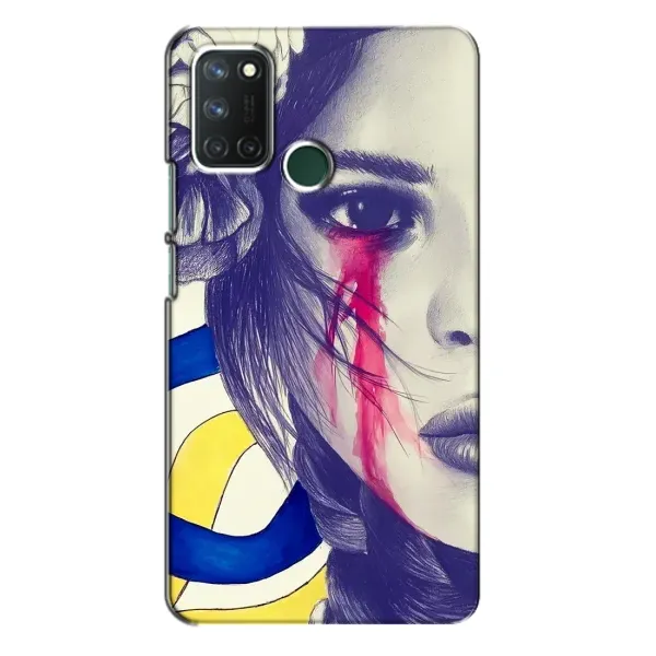 Чехол с рисунком «Слезы Украины» для Realme 7i Чехол с рисунком «Слезы Украины» для Realme 7i
