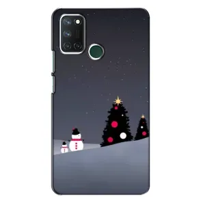 Чехлы на Новый Год Realme 7i (Снеговички)