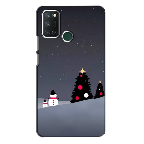 Чехол с рисунком «Снеговички» для Realme 7i