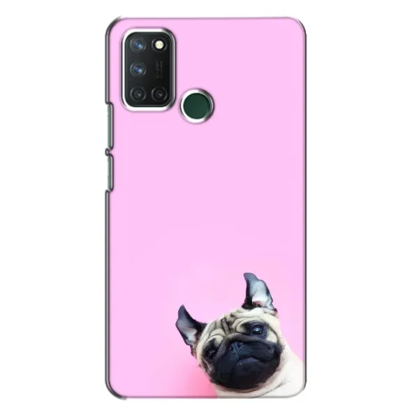 Чехол с рисунком «Собака на розовом» для Realme 7i Чехол с рисунком «Собака на розовом» для Realme 7i
