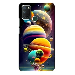 Чохол (ТПУ) з планетами на Realme 7i (Сонячна система)