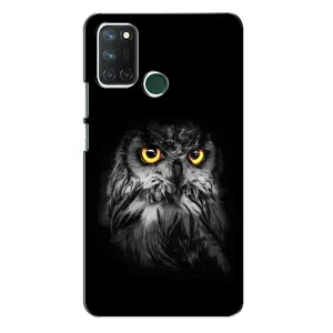 Чехлы с принтом СОВЫ для Realme 7i (Сова на чёрном)