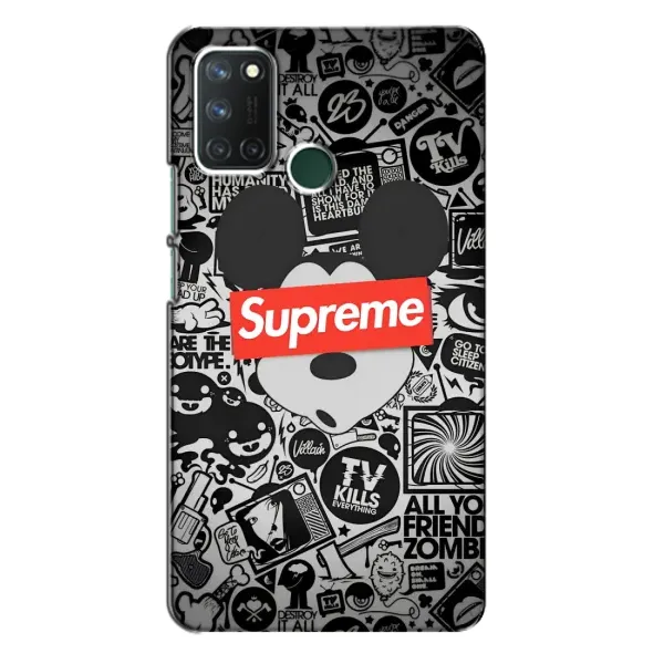 Чехол с рисунком «Supreme Маус» для Realme 7i Чехол с рисунком «Supreme Маус» для Realme 7i