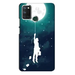 Чохол (ТПУ) з планетами на Realme 7i (To The moon)