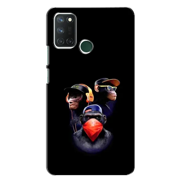 Чехол с рисунком «Три обезьяны» для Realme 7i Чехол с рисунком «Три обезьяны» для Realme 7i