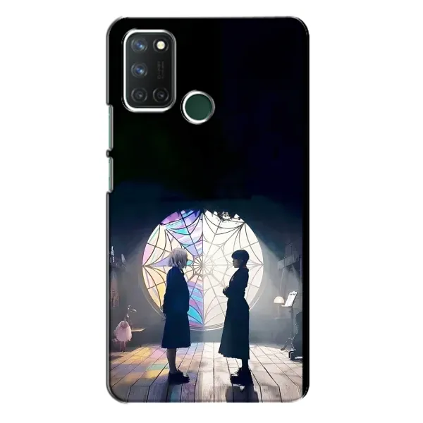 Чехол с рисунком «Уэнсдей и Энди» для Realme 7i Чехол с рисунком «Уэнсдей и Энди» для Realme 7i