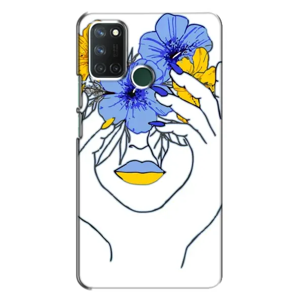 Чехол с рисунком «Украинка на всю голову» для Realme 7i Чехол с рисунком «Украинка на всю голову» для Realme 7i