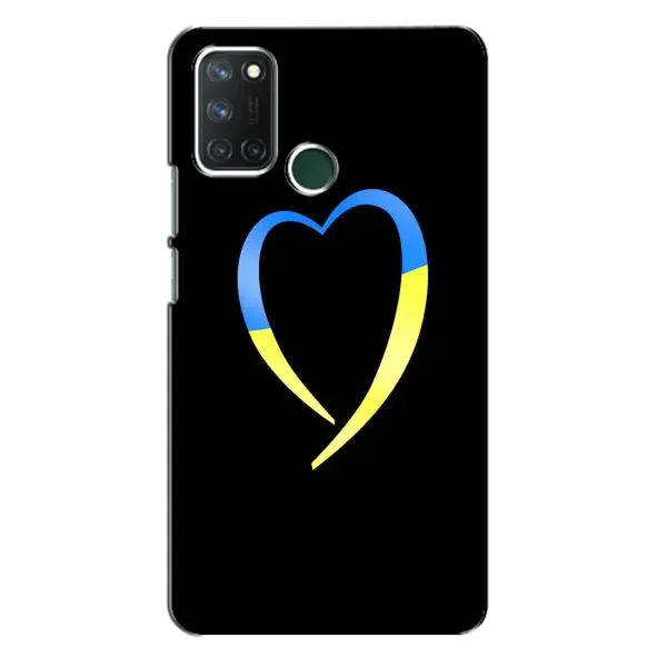 Чехол с рисунком «Украинское сердце» для Realme 7i Чехол с рисунком «Украинское сердце» для Realme 7i
