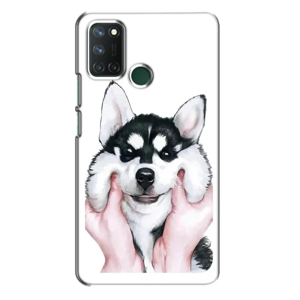 Чехол с рисунком «Собака Хаски» для Realme 7i Чехол с рисунком «Собака Хаски» для Realme 7i