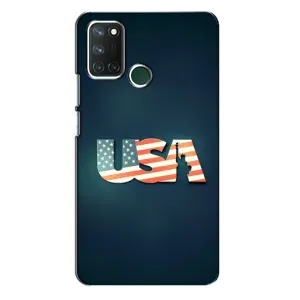 Чехол Флаг USA для Realme 7i (USA)