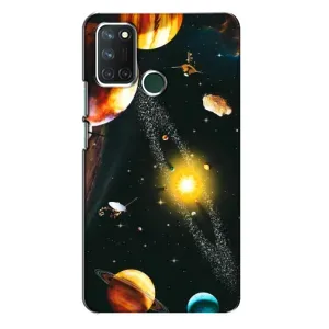 Чохол (ТПУ) з планетами на Realme 7i (Вид з космосу)