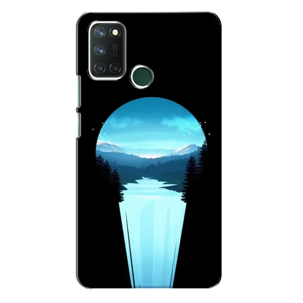 Чехол с рисунком «Синий Водопад» для Realme 7i Чехол с рисунком «Синий Водопад» для Realme 7i