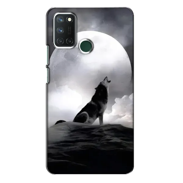 Чехол с рисунком «Волк и луна» для Realme 7i Чехол с рисунком «Волк и луна» для Realme 7i