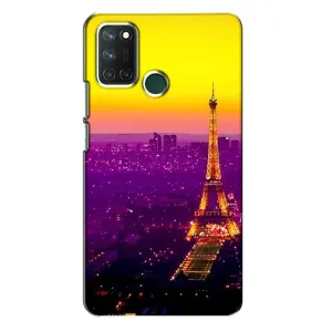 Чехол с Эйфелевой башней на Realme 7i (Яркая башня)