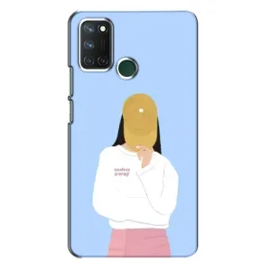Силіконовый Чохол на Realme 7i з картинкой Модных девушек (Жовта кепка)