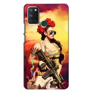 ЗСУ Чехлы (TPU) для Realme 7i (Женщина солдат)