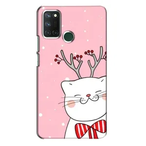Чохол на тематику: Коти для Realme 7i (Зимовий кіт)