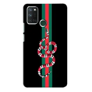 Чехлы Бренд GUCCI для Realme 7i (Змей Гуччи)