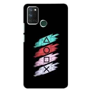 Чехол с рисунком «Значки Sony» для Realme 7i