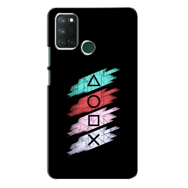 Чехол с рисунком «Значки Sony» для Realme 7i Чехол с рисунком «Значки Sony» для Realme 7i