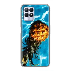 Чохол з зображенням смачної їжі для Realme 8 Pro (Ананас)