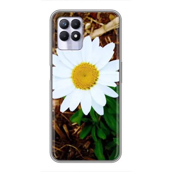 Чехол с рисунком «Белая ромашка» для Realme 8 Pro Чехол с рисунком «Белая ромашка» для Realme 8 Pro